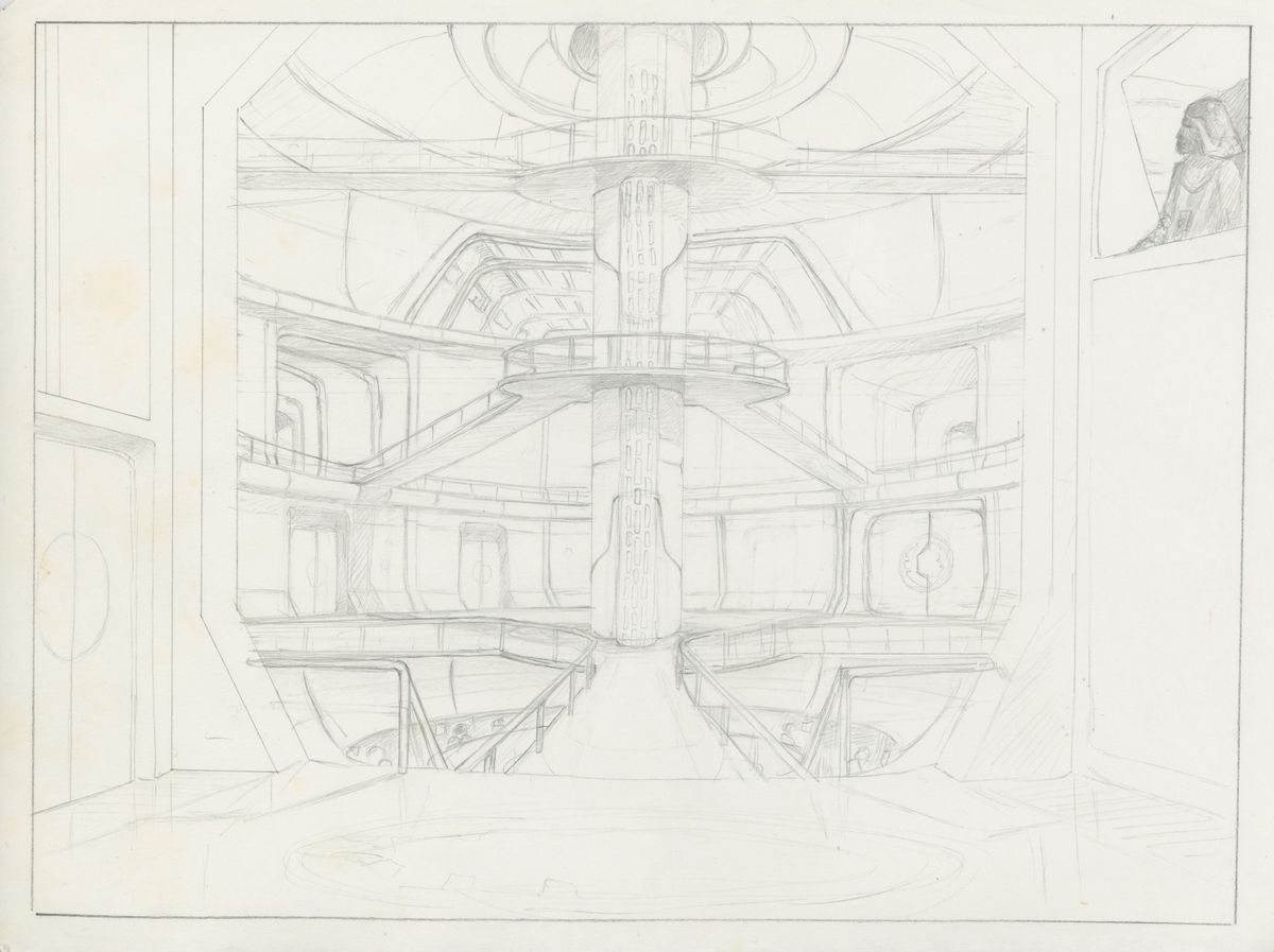 Concept art for TIE Fighter