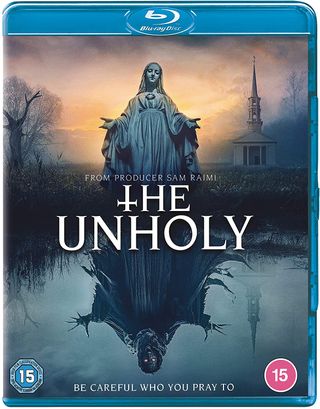 The cover of the Blu-ray of The Unholy.