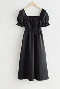 &amp; Other Stories, Puff sleeve midi dress, &nbsp;$119 | £85