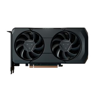 An AMD RX 7600 against a white background