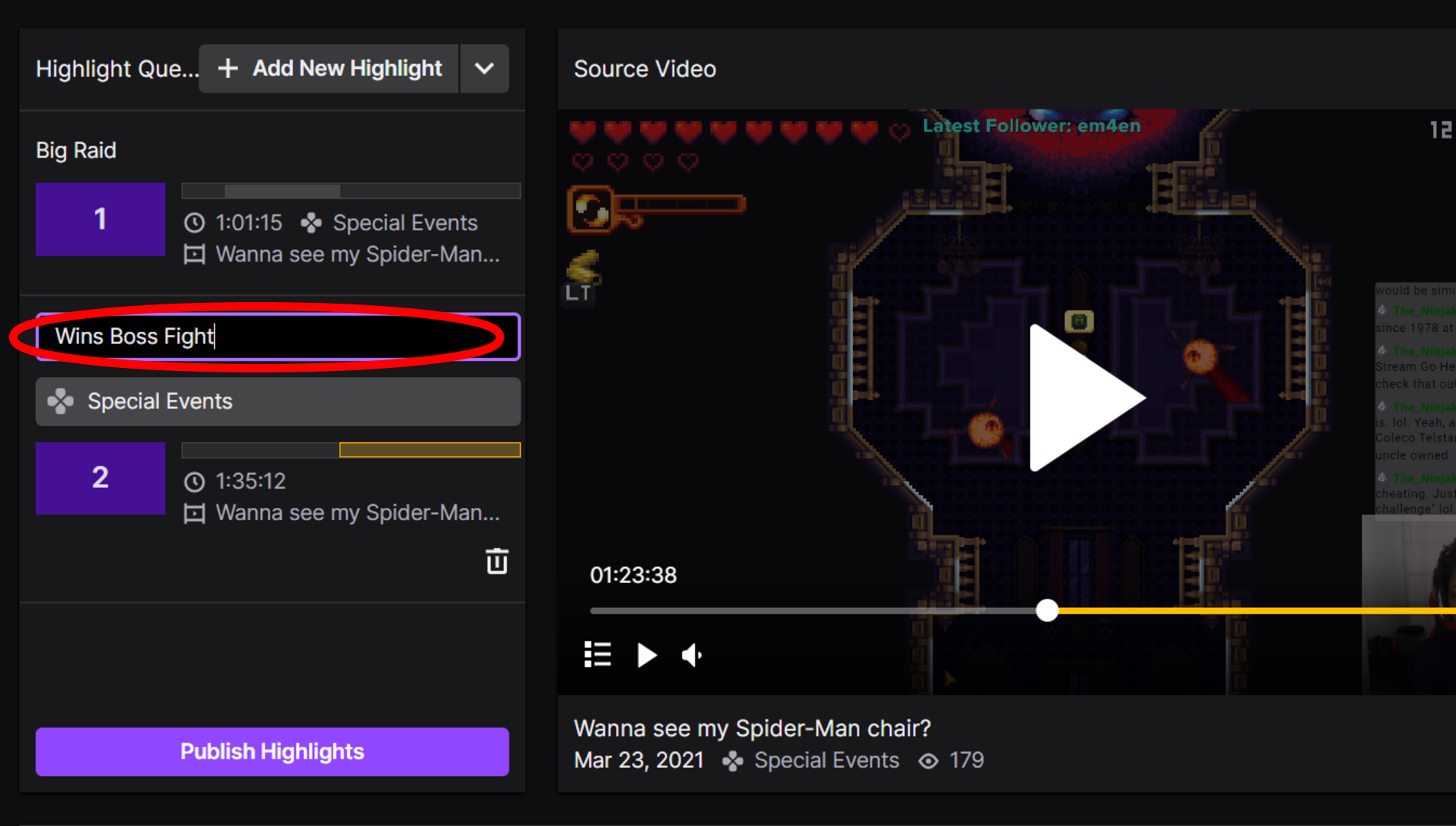 How to Publish Highlights of Twitch to YouTube