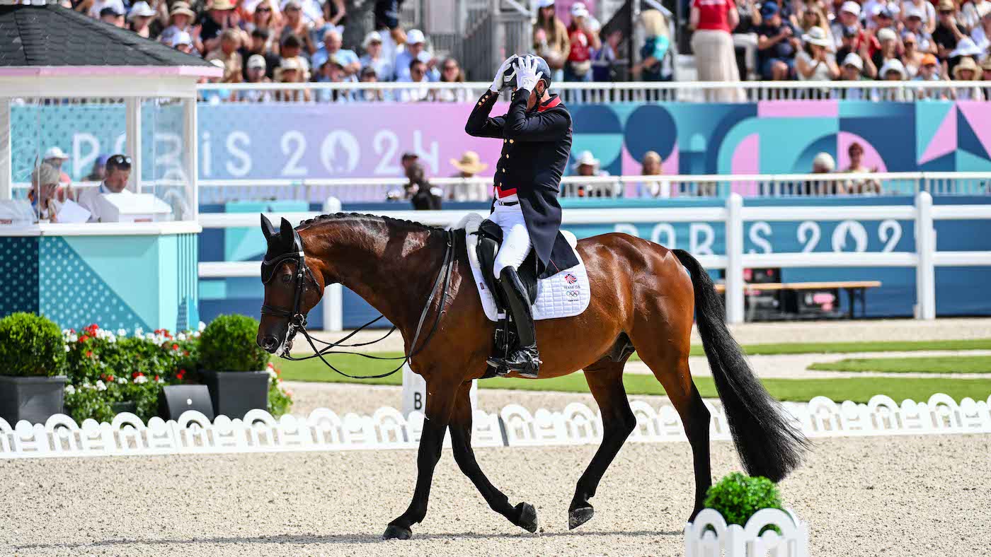 Carl Hester and Fame - possibly their last freestyle before retirement