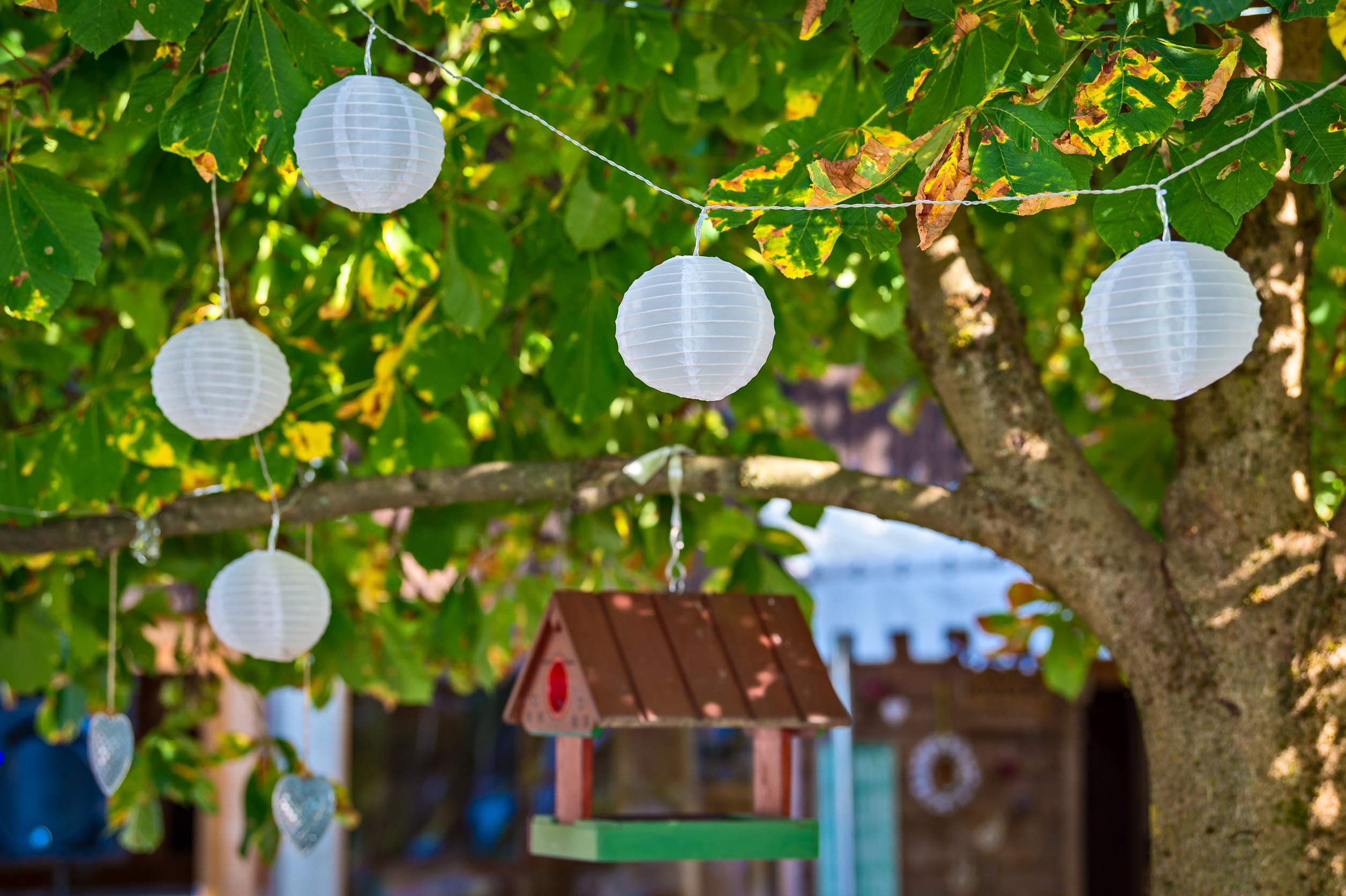 paper lantern style lights from Wayfair