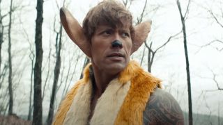 Dwayne Johnson as ripped Bambi on SNL.
