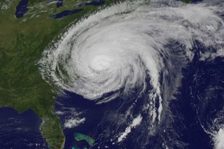 The GOES-13 satellite saw Hurricane Irene on the morning of August 27, 2011.