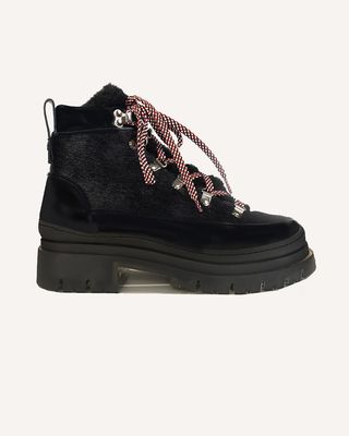 Pre-Order - Alpine Black & Suede Boots