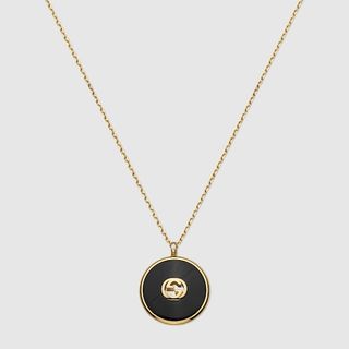 Gucci Interlocking 18k Long Chain Necklace