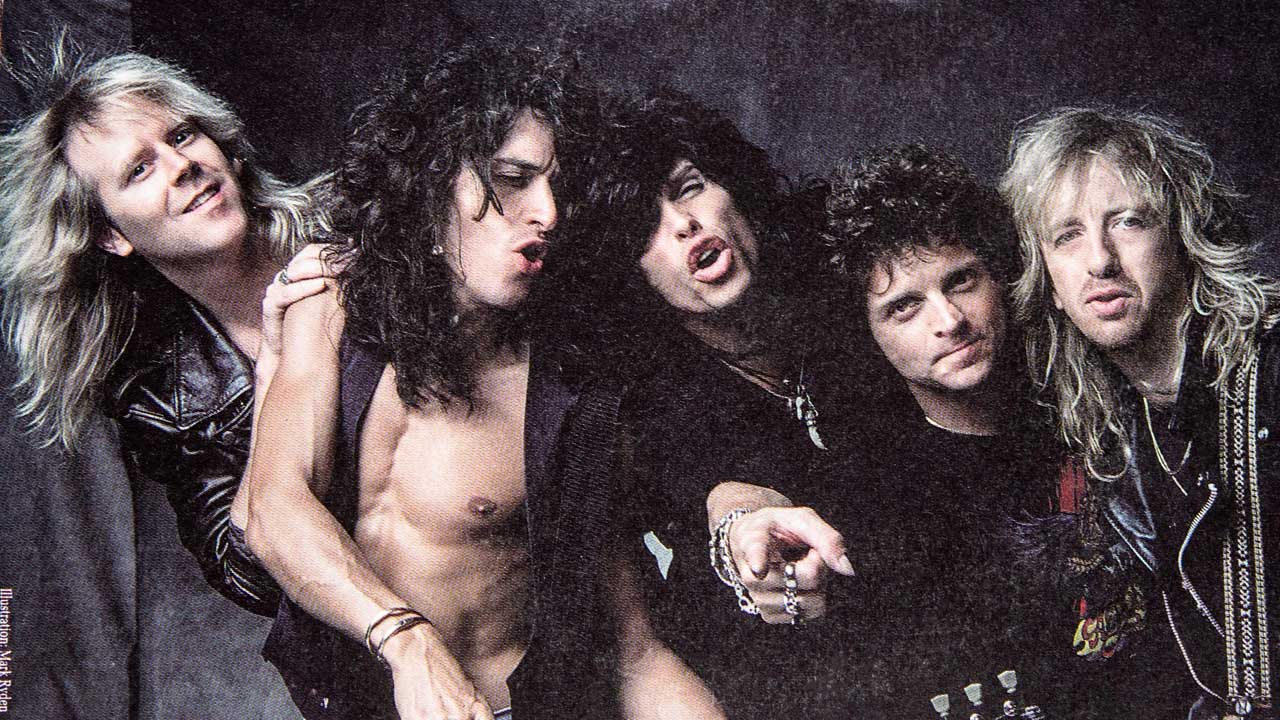 Aerosmith in 1989