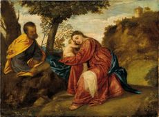 From a London bus stop to a starring role at Christie's: Titian's early masterpiece Rest on the Flight into Egypt will go under the hammer with an estimate of £15,000,000 to 25,000,000.