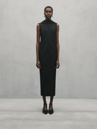 Midi Dress With Low-Cut Back - Studio