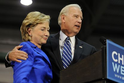Hillary Clinton and Joe Biden