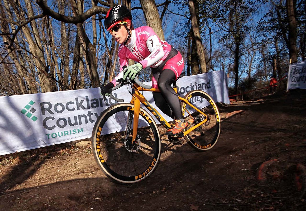 Arley Kemmerer (Bike Law Network) clears the forest.