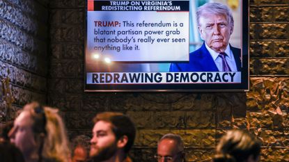 Democrats attend Virginia redistrict referendum watch party in Arlington