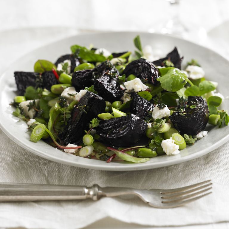 Beetroot and Broad Bean Salad Dinner Recipes Woman & Home