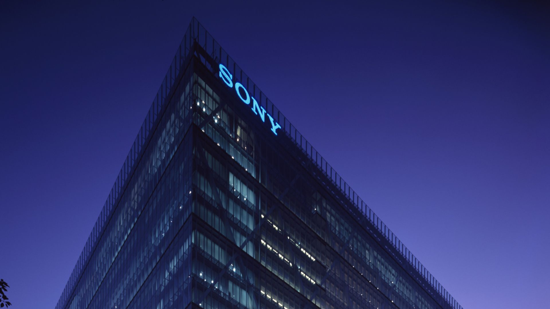 sony building at night