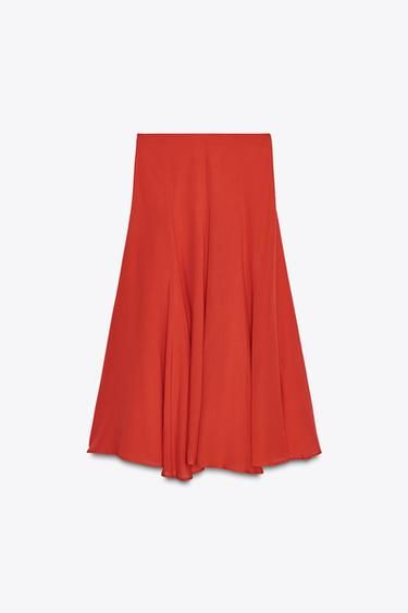 Flared Long Skirt