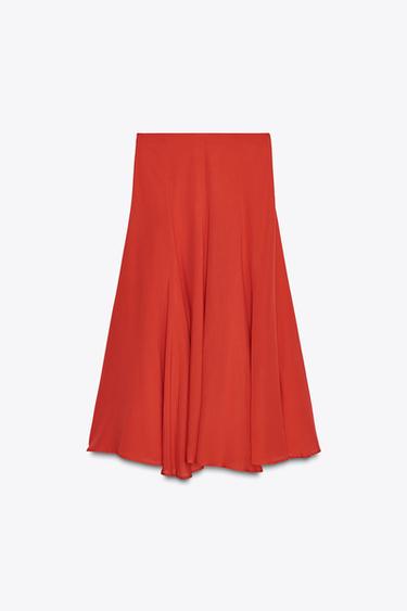 Flared Long Skirt