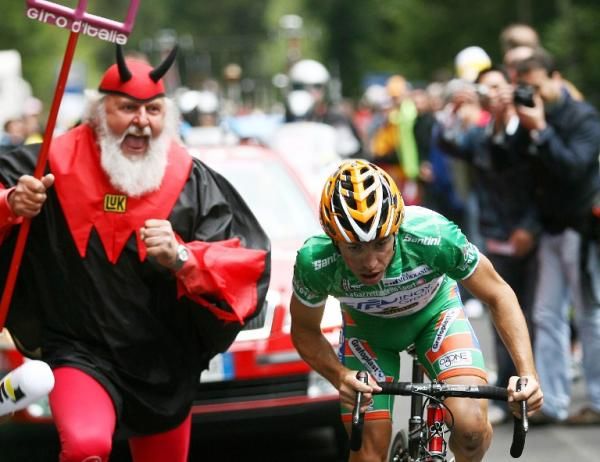 The devil is a frequent visitor to the Giro d'Italia as well as the Tour de France.