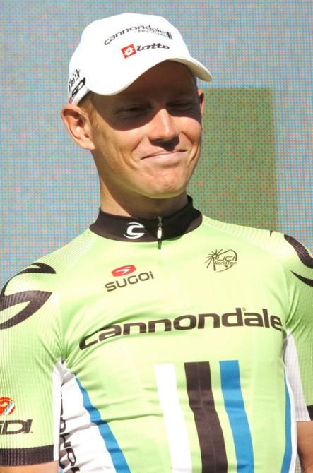 Cameron Wurf (Cannondale) at the Tour Down Under team presentation