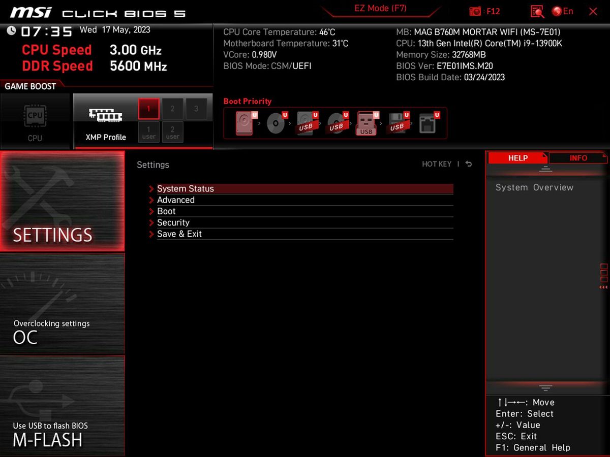 MSI MAG B760M Mortar Wi-Fi
