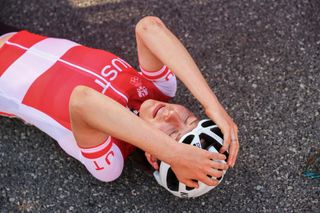 Tokyo 2020 Olympic Games Olimpiadi Tokyo 2020 Womens Road Race Musashinonomori Park Fuji Internetional Speedway 137 km 25072021 Anna Kiesenhofer Austria Alex WhiteheadSWpixBettiniPhoto2021