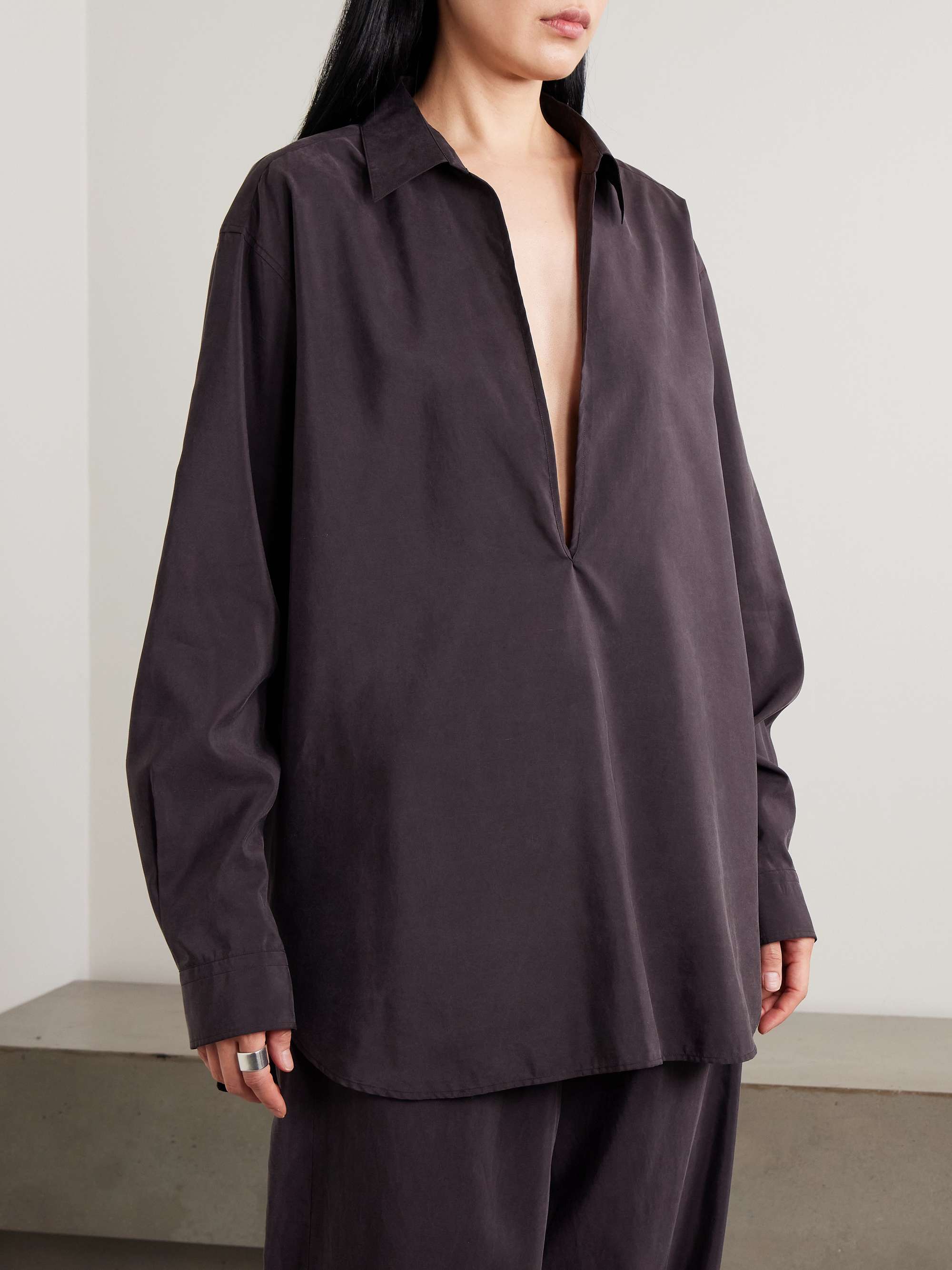 Skipper Silk-Blend Shirt