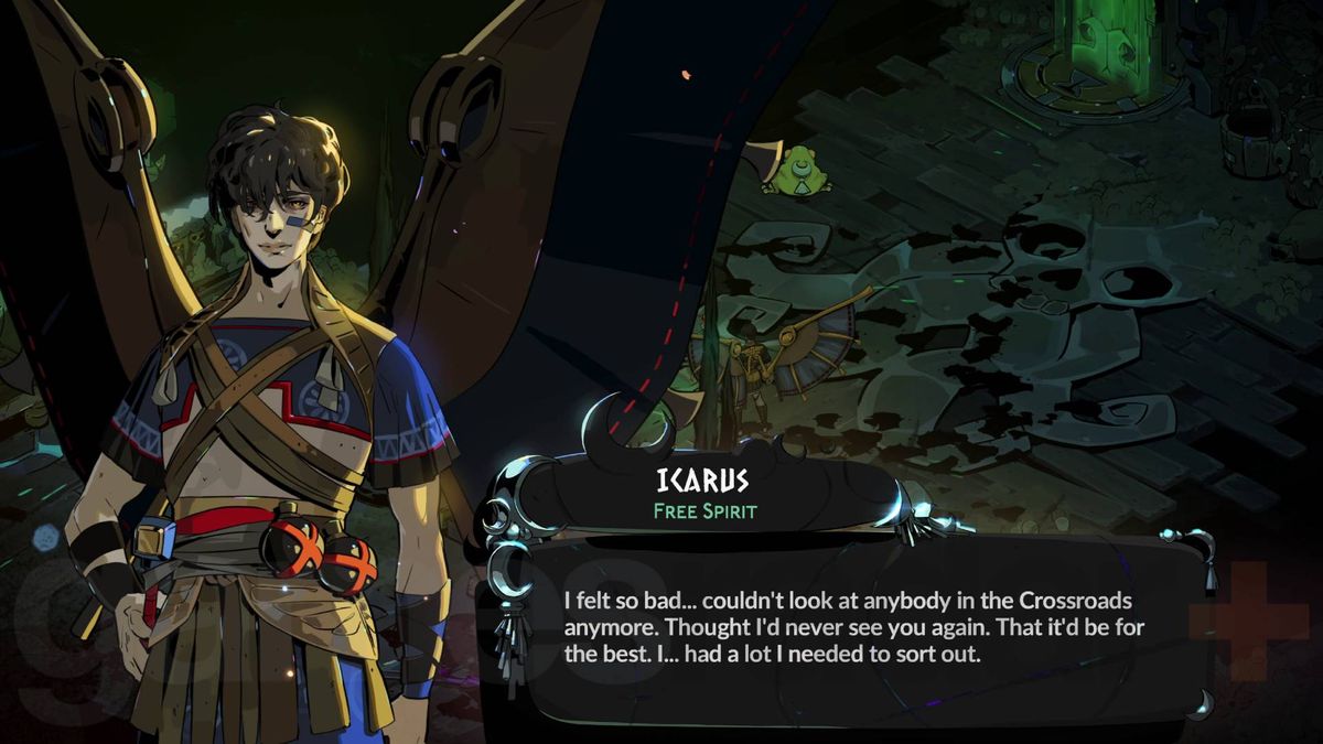 Hades 2 characters Icarus, Free Spirit updated artwork