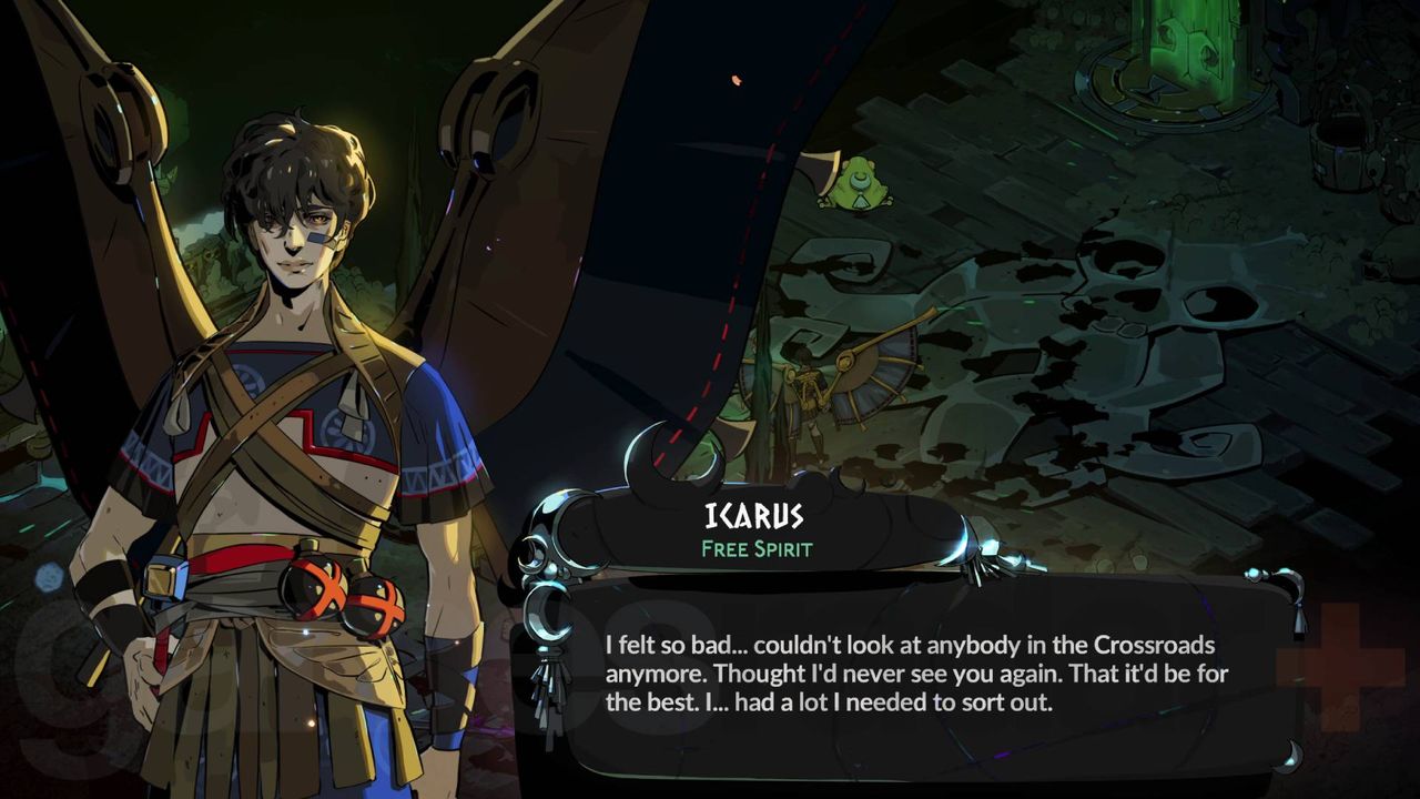 Hades 2 characters Icarus, Free Spirit updated artwork