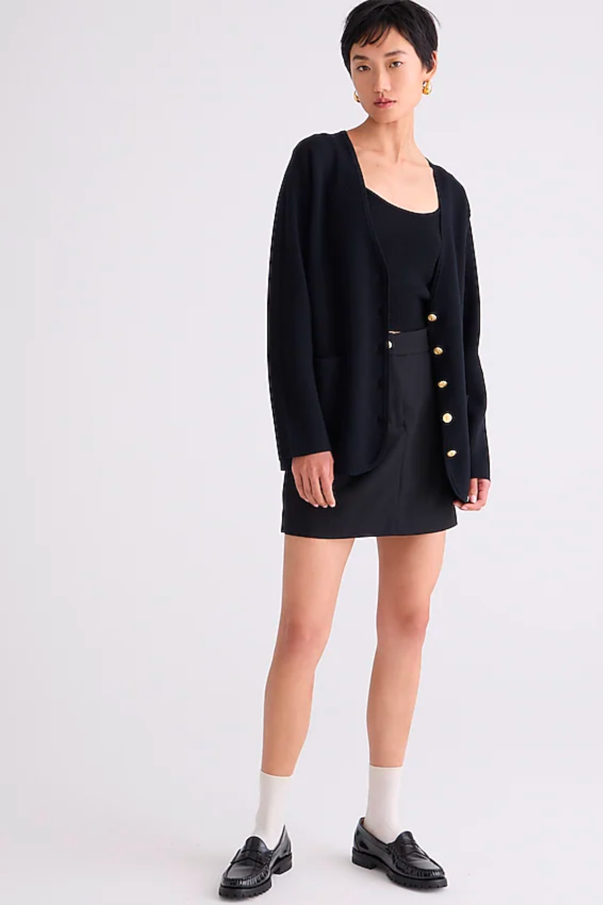 Giselle V-neck sweater-blazer
