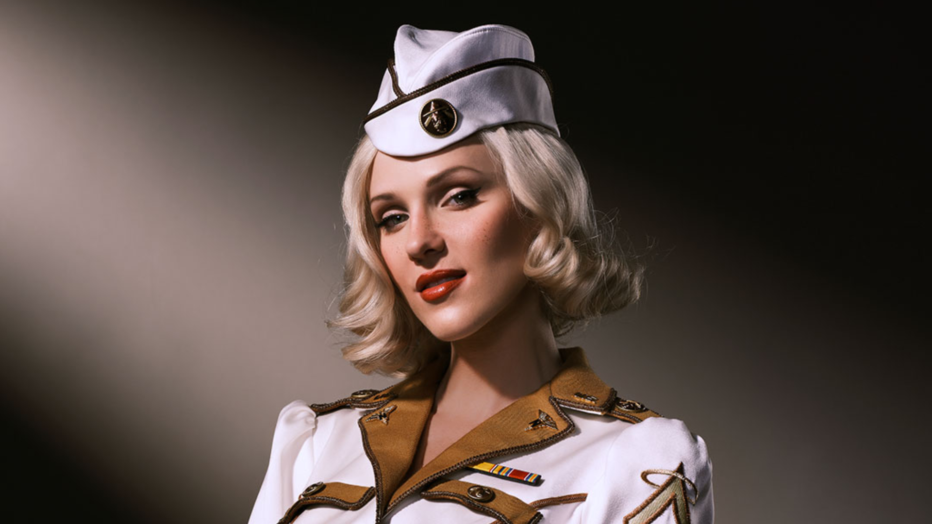 Elizabeth Posey as Private Angel in Vought Rising