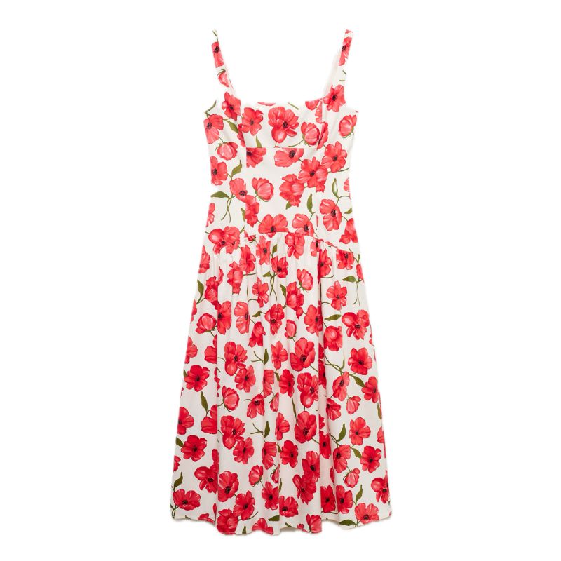 Mango , Flared Cotton Dress