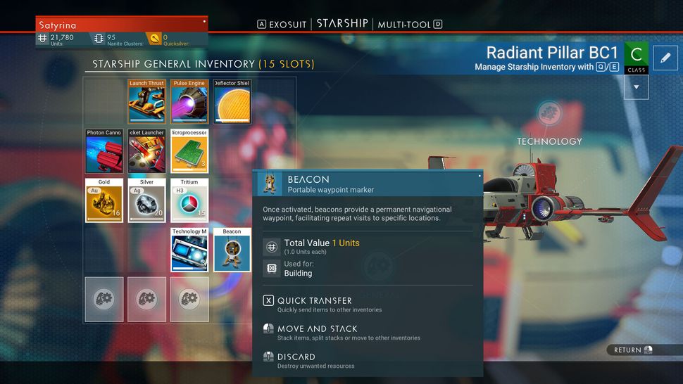 No Man's Sky How to Save guide: How to use your ship and beacons to