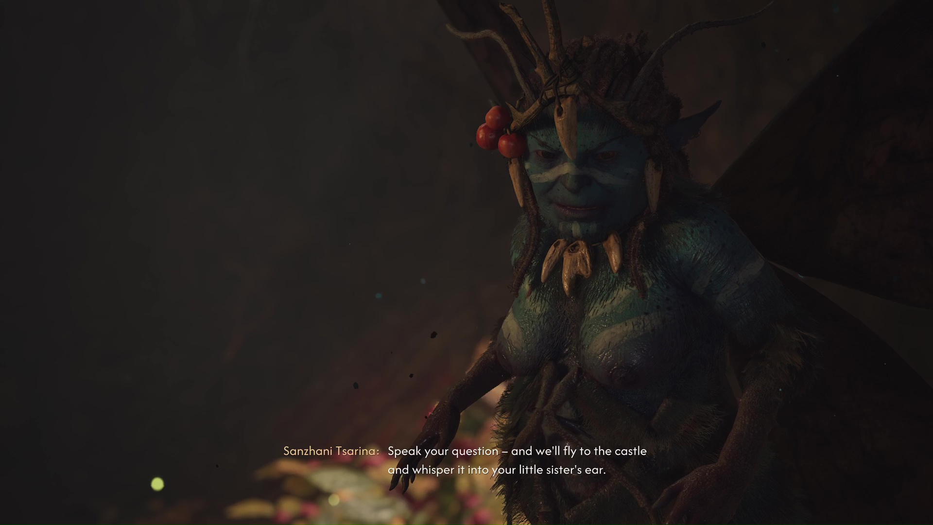 A Sanzhana offers to send Lunka a letter in The Blood of Dawnwalker