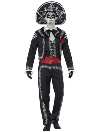 Halloween costumes with Day of the Dead theme