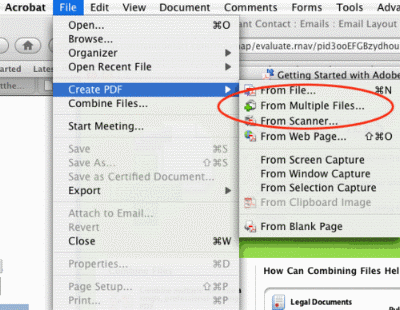 Combine Multiple PDF Files into One