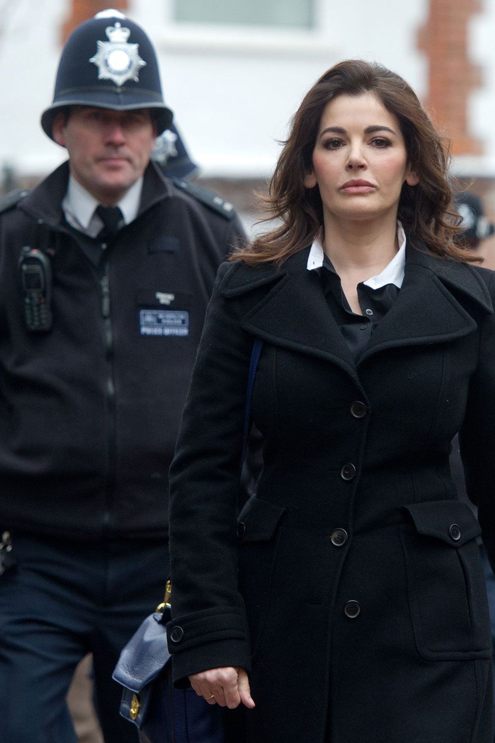 Nigella Lawson arrives in court for fraud trial