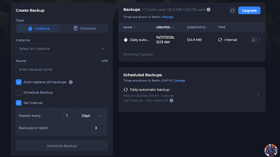 Testing out Shockbyte on a computer for this review, looking at server options