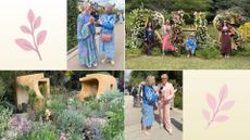 Collage of flower images behind the scenes of the RHS Chelsea Flower show 2026 