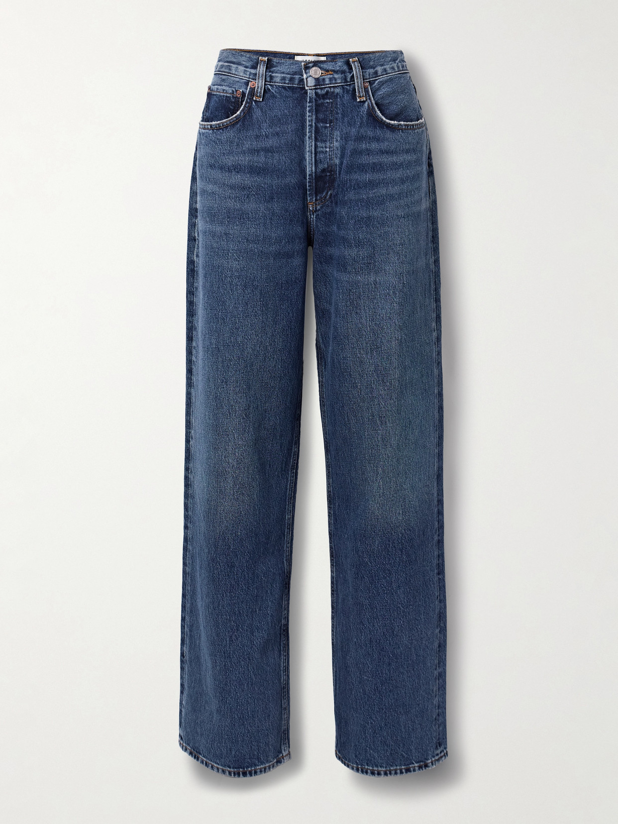 Low Slung Puddle Low-Rise Jeans