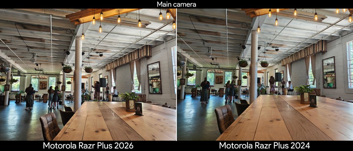Comparing the Motorola Razr Plus 2024 vs Razr Plus 2026's cameras