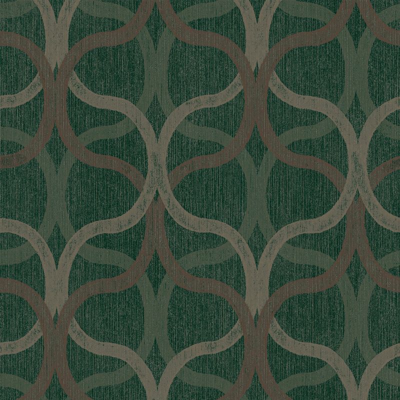 Boutique Refine Geo Green & Gold