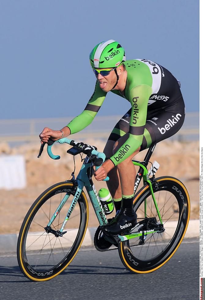 Lars Boom time trials in Qatar