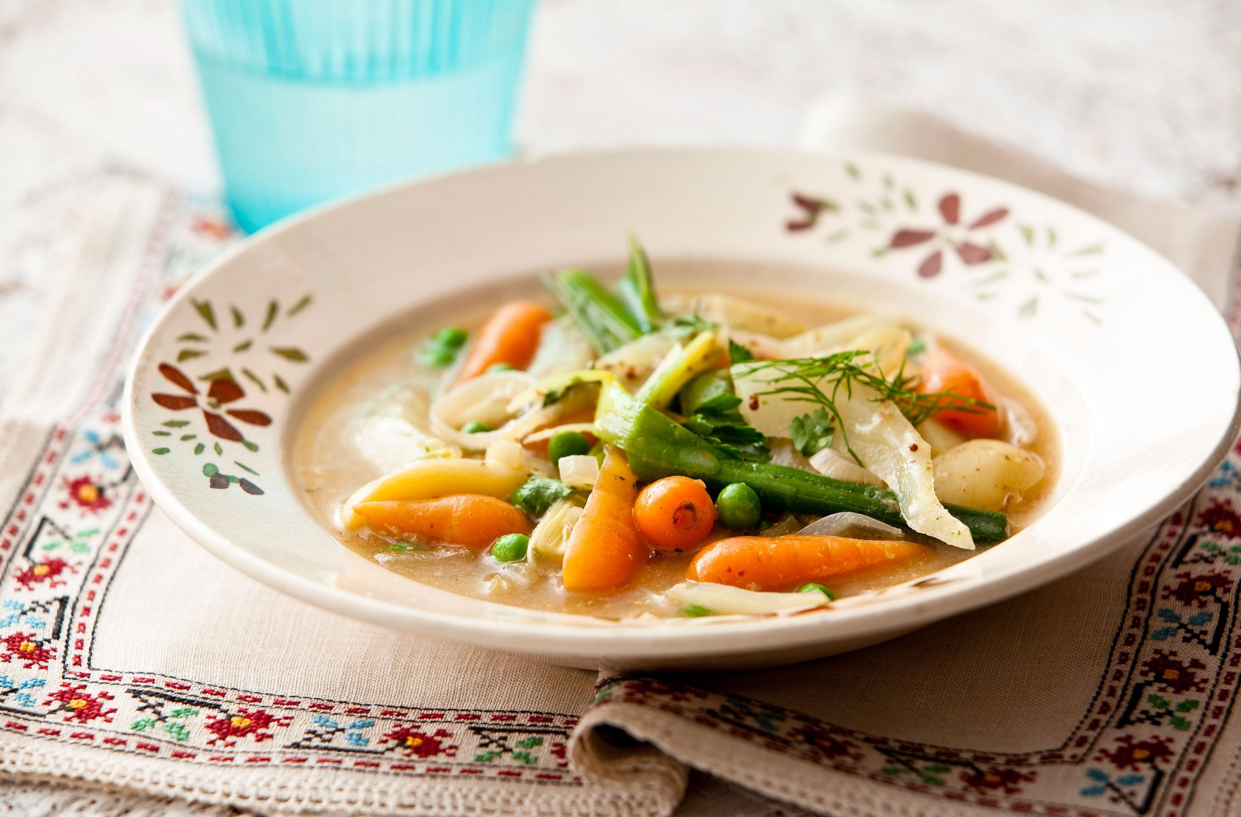 Vegetable and pearl barley stew recipe