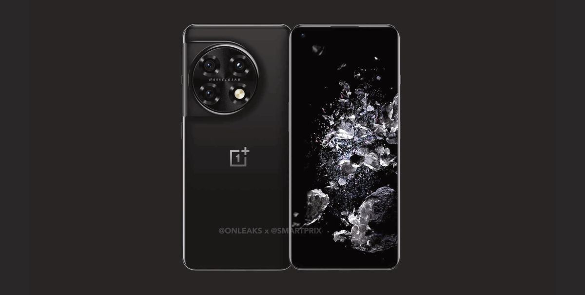 A render of the rumored OnePlus 11 Pro.