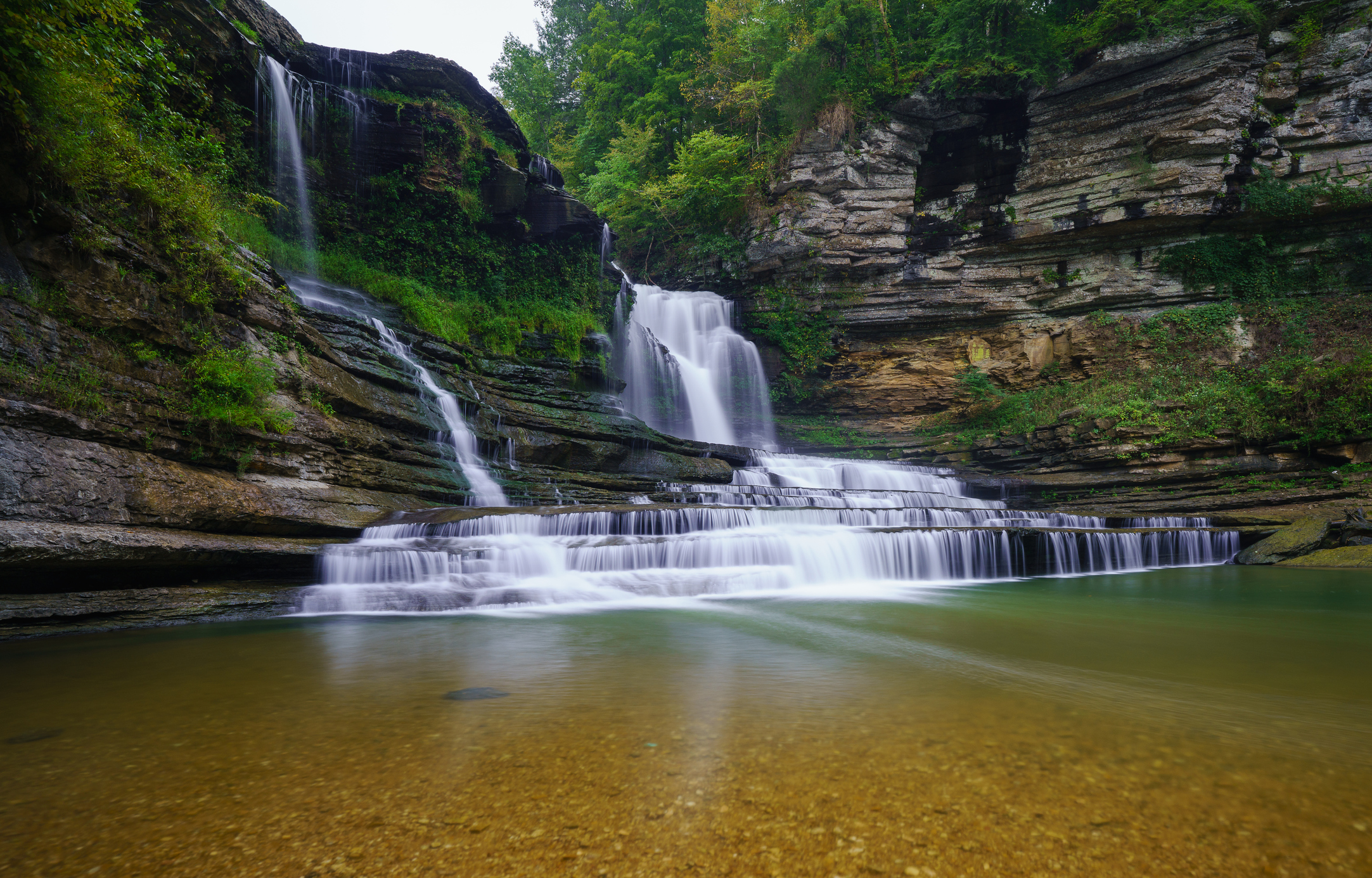 Cummins Falls State Park is an idyllic, day-use park located nine miles north of Cookeville on the Blackburn Fork State Scenic River on the Eastern Highland Rim.
