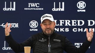 David Howell speaks to the media ahead of the 2023 Alfred Dunhill Links Championship