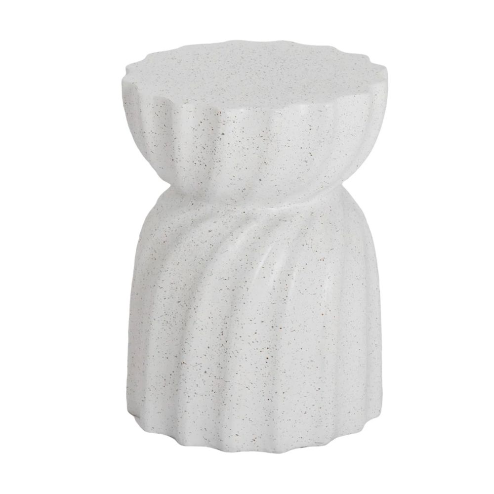 Canham Round Concrete Outdoor Side Table