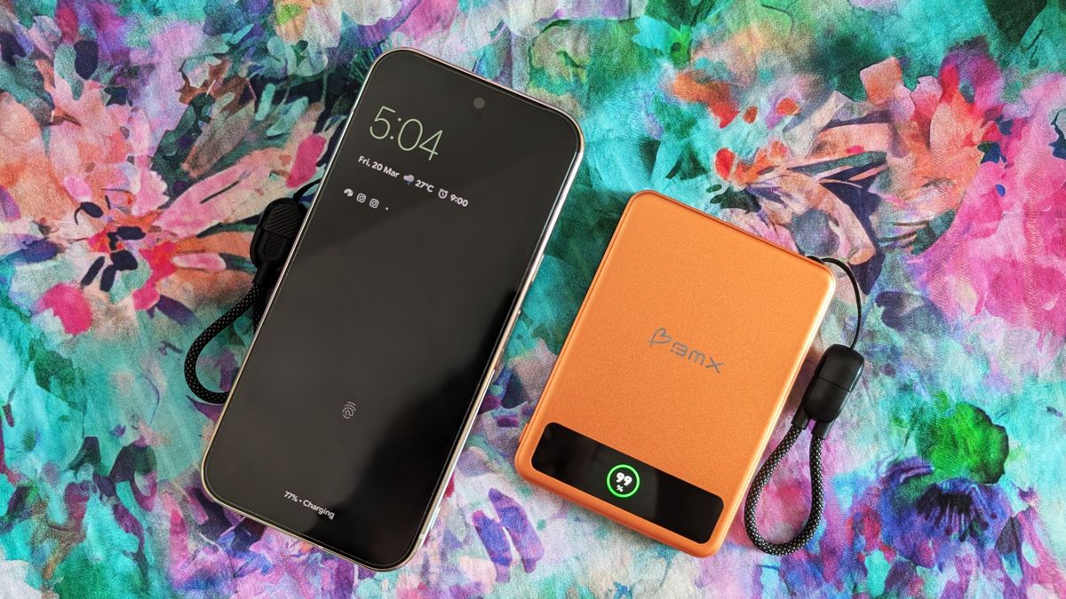 BMX SolidSafe 5K and 10K Solid-State Magnetic Power Bank with Qi2 and MagSafe support