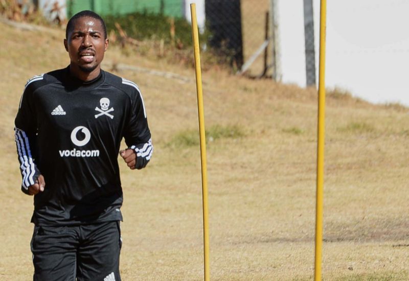 Orlando Pirates midfielder Bandile Shandu