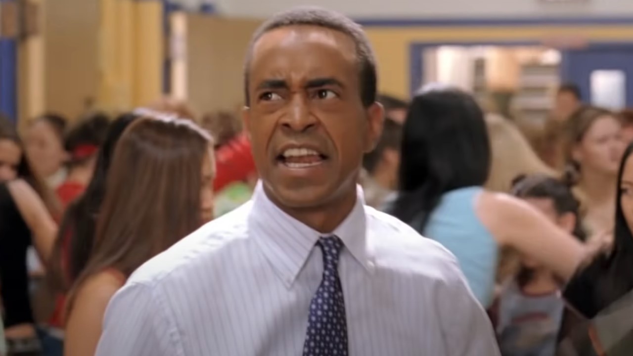 Tim Meadows as the principal yells in Mean Girls.